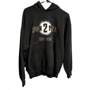 Marvel IRON MAN 2 Rare movie PROMO Hoodie Sweater Size large  Cast Crew Pullover